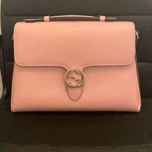 GUCCI Dollar Calfskin Interlocking G Medium